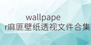 wallpaper麻匪壁纸透视文件合集