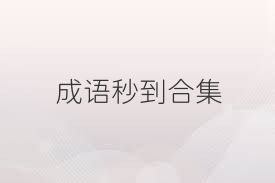 成语秒到合集