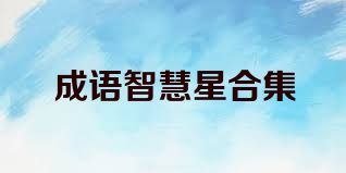 成语智慧星合集