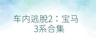 车内逃脱2：宝马3系合集