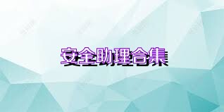 安全助理合集