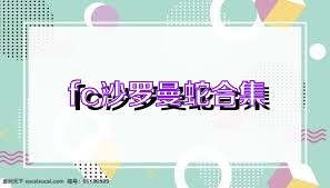 fc沙罗曼蛇合集