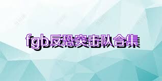 fgb反恐突击队合集
