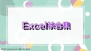 Excel杀合集