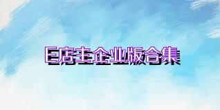 E店主企业版合集