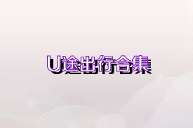 U途出行合集