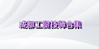 成都工贸技师合集