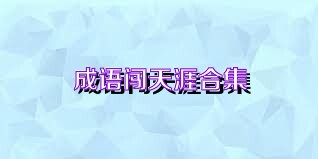 成语闯天涯合集