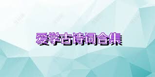 爱学古诗词合集