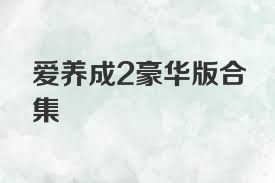 爱养成2豪华版合集