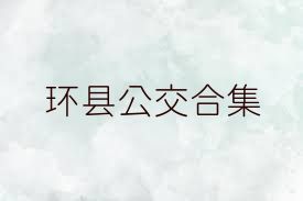 环县公交合集