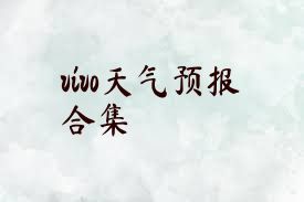 vivo天气预报合集
