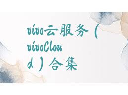 vivo云服务（vivoCloud）合集