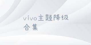 vivo主题降级合集
